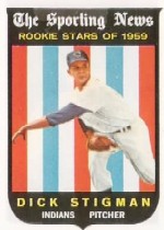 1959 Topps Baseball Cards      142     Dick Stigman RS RC